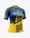 Women`s Cycling Jersey Mockup