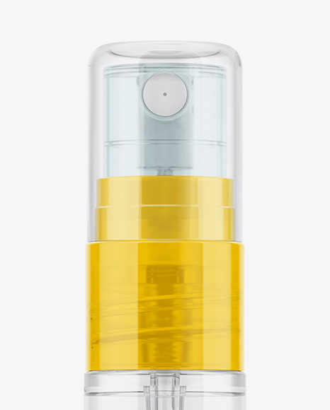 Glass Spray Bottle with Shrink Sleeve Mockup