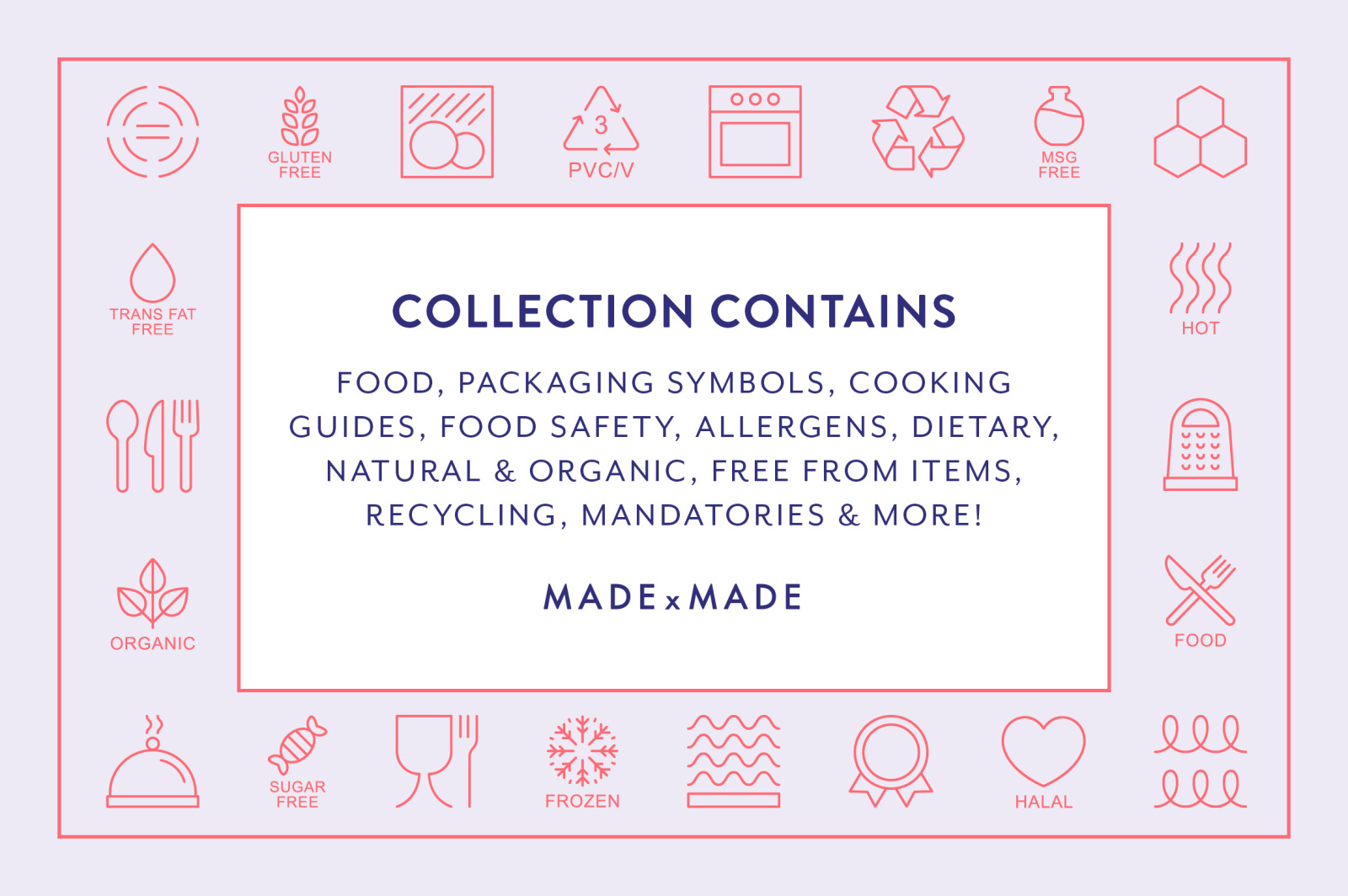 Line Icons – Food Packaging Line Icons – Food Packaging