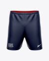 Men's Soccer Shorts Mockup