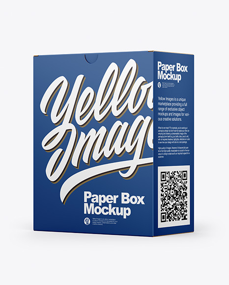 Paper Box Mockup