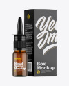 Spray Bottle & Glossy Box Mockup Spray Bottle & Glossy Box Mockup