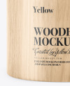 Wooden Tube Mockup