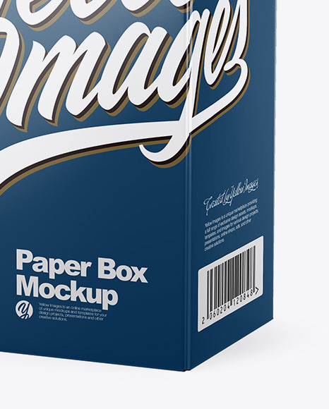 Glossy Box Mockup