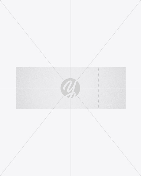 Paper Ticket Mockup