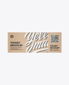 Kraft Ticket Mockup