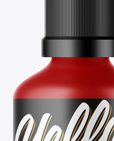 Matte Spray Bottle Mockup