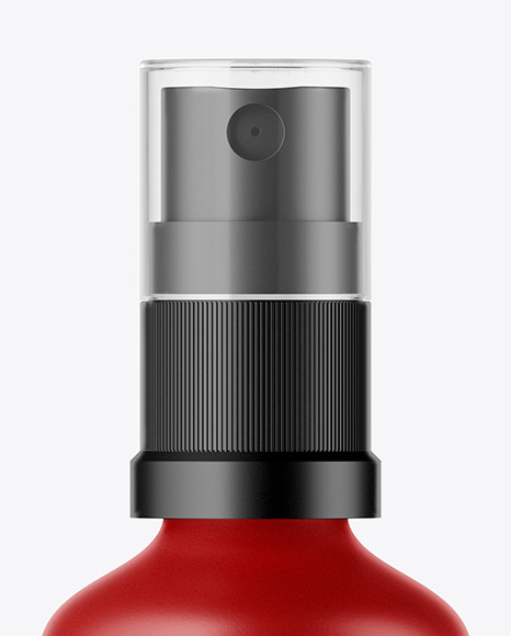 Matte Spray Bottle Mockup