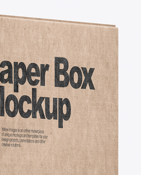 Kraft Box Mockup