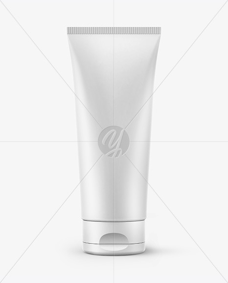 Matte Plastic Cosmetic Tube Mockup