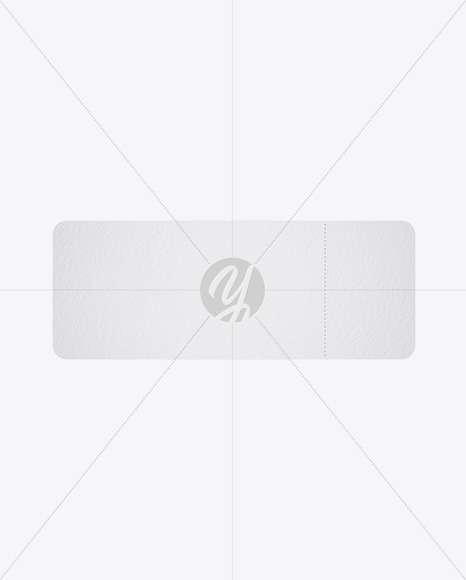 Paper Ticket Mockup