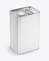 Oil Tin Can Mockup