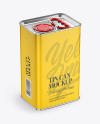 Oil Tin Can Mockup
