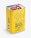 Oil Tin Can Mockup