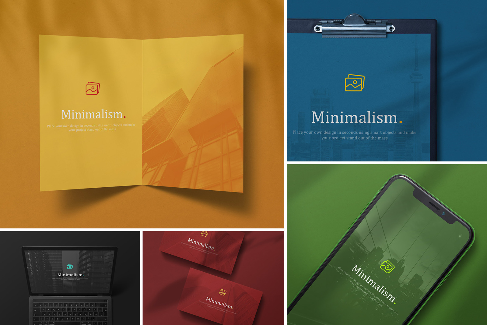 Minimalistic Branding Mockups Minimalistic Branding Mockups