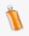 Doy-Pack with Honey Mockup