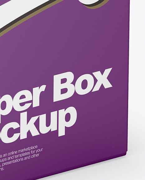 Paper Box Mockup