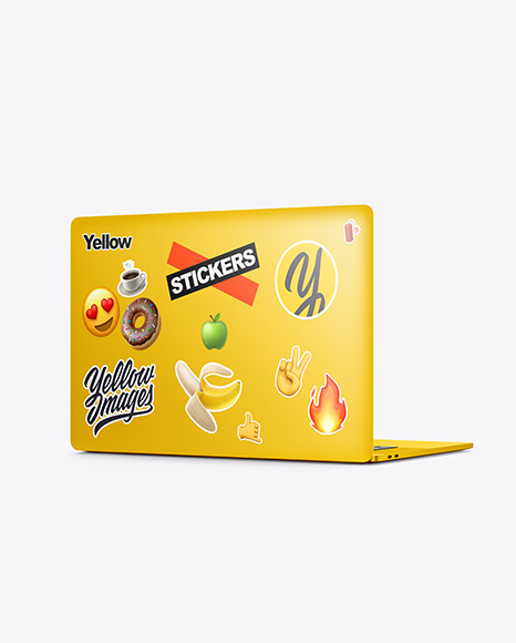 Laptop Backside Mockup