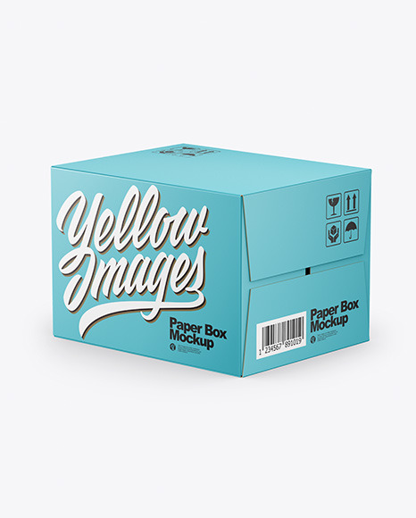 Paper Box Mockup - Wrapping paper mockup