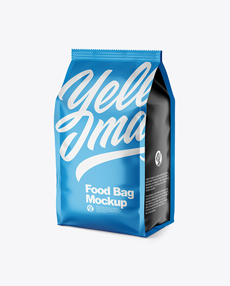 Matte Food Bag Mockup