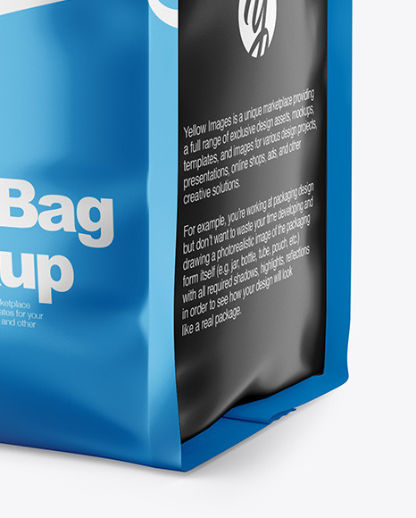 Matte Food Bag Mockup