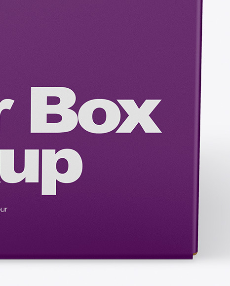 Paper Box Mockup