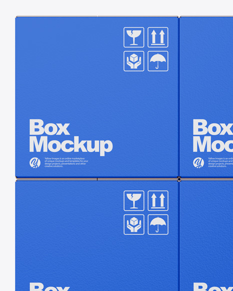 Paper Boxes Mockup