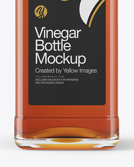 Vinegar Bottle Mockup