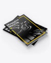 Two Glossy A4 Magazines Mockup