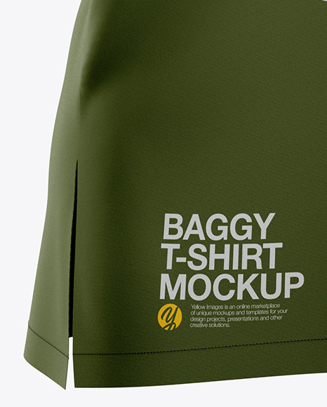 Women&#039;s Baggy T-Shirt Mockup