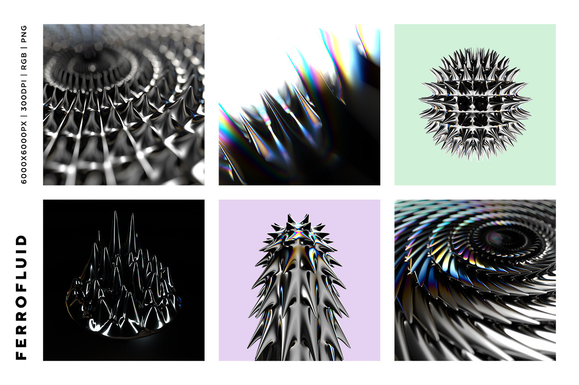 Ferrofluid: Inspired Images