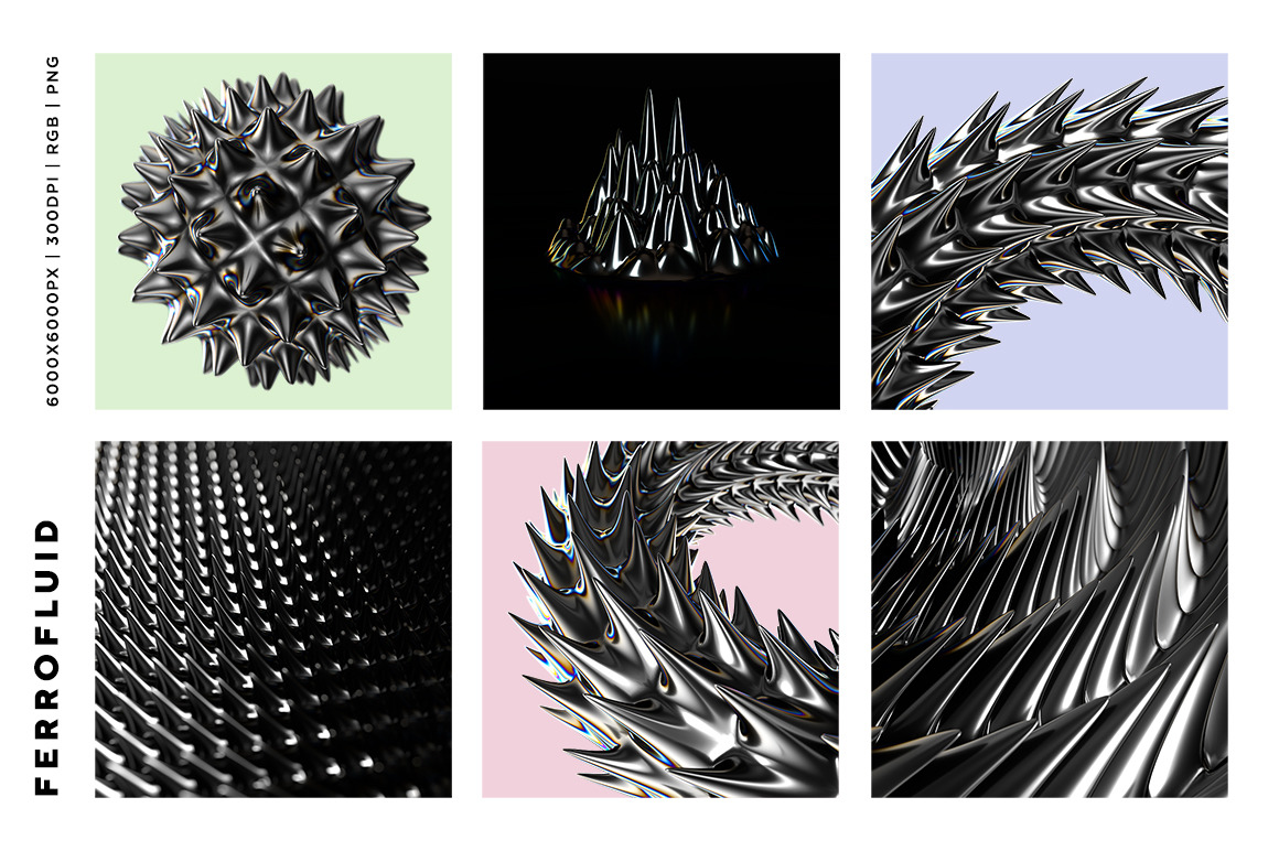 Ferrofluid: Inspired Images