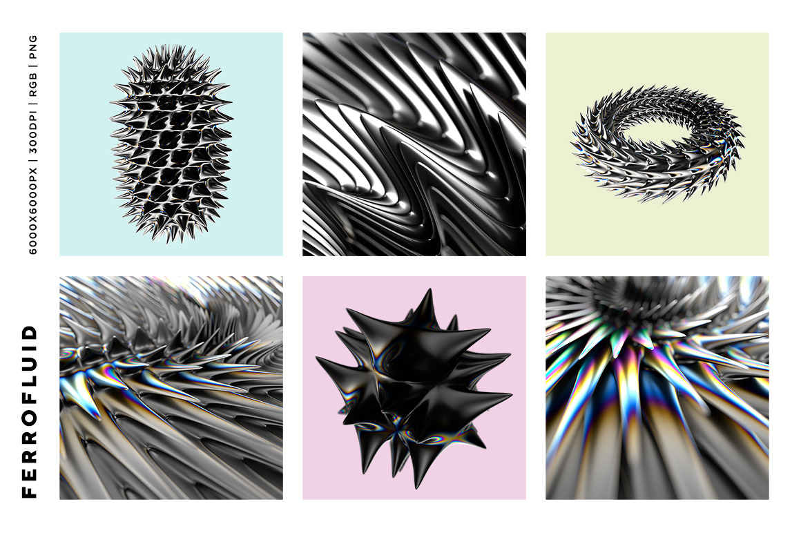 Ferrofluid: Inspired Images