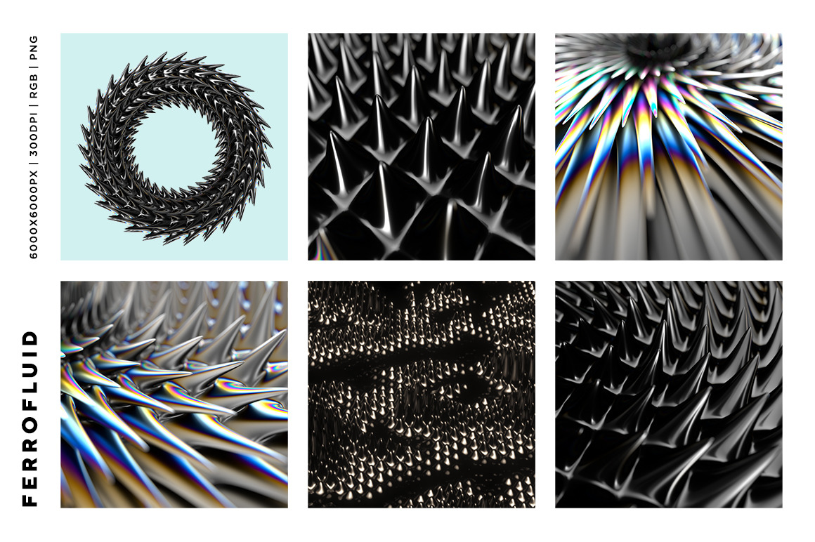 Ferrofluid: Inspired Images