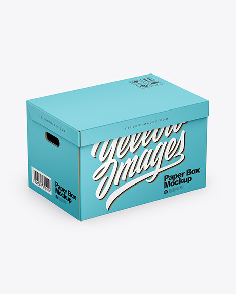 Paper Box Mockup