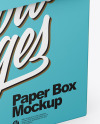 Paper Box Mockup