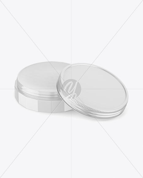 Glossy Shoe Polish Cream Jar Mockup - Free Download Images High Quality