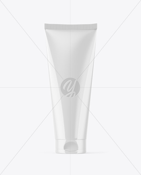 Glossy Cosmetic Tube Mockup