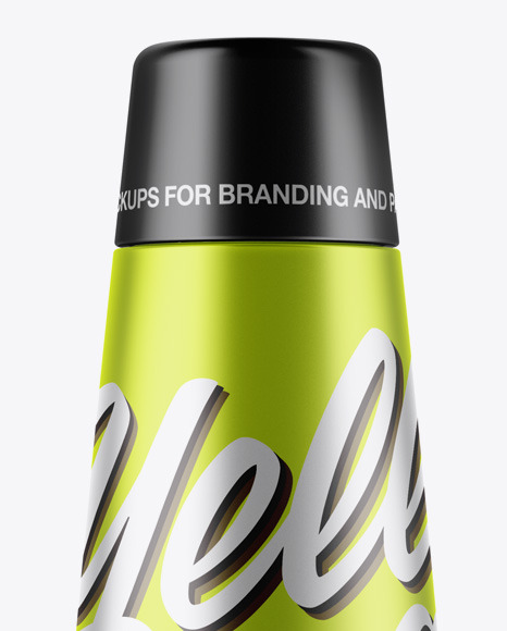 Metallic Bottle Mockup