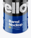 Glossy Barrel Mockup