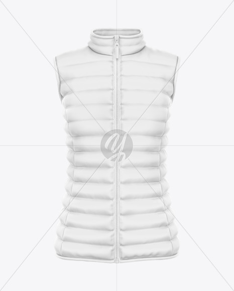 Women's Down Vest - Front View