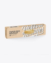 Kraft Paper Box with Spaghetti Mockup