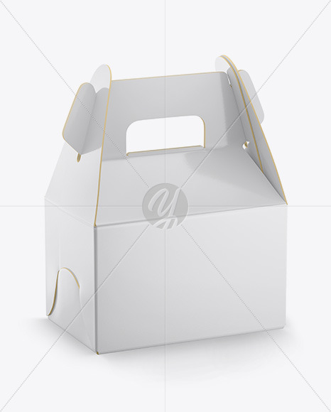 Glossy Paper Box Mockup