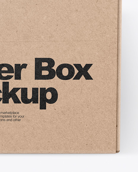 Kraft Box Mockup