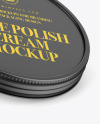 Matte Shoe Polish Cream Jar Mockup