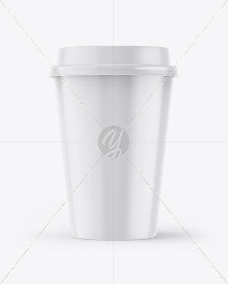 Glossy Coffee Cup Mockup