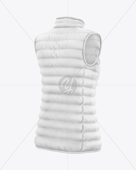 Women's Down Jacket Mockup - Half Side View