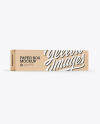 Kraft Paper Box with Spaghetti Mockup