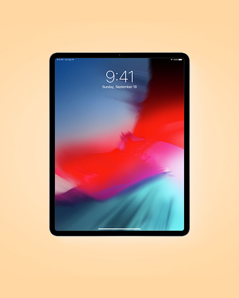 Silver IPad Pro Mockup