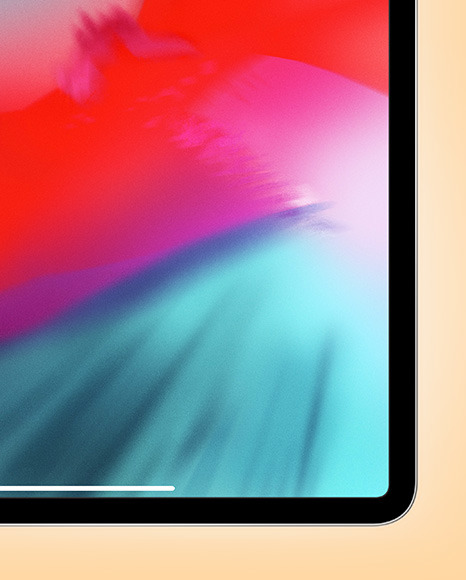 Silver IPad Pro Mockup